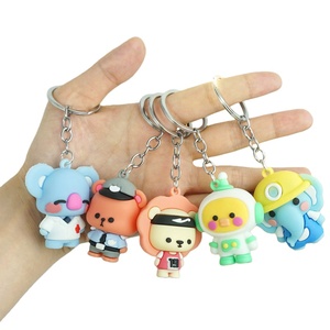 พวงกุญแจซิลิโคนนิ่มแบบ 2 มิติ <span class=keywords><strong>ราคา</strong></span>โรงงาน รับทำโลโก้ พวงกุญแจยางแบบนิ่ม พวงกุญแจยางแบบ 3 มิติ ปรับแต่งได้ - Product Image 3