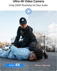 <span class=keywords><strong>BOBLOV</strong></span> nueva llegada 128GB 4K/2160P 4000mAh 13 horas de grabación de vídeo GPS videocámara seguridad cuerpo usado Cámara - Product Image 2