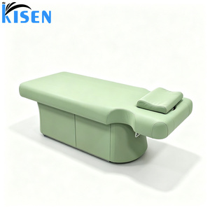 Camilla de Masaje Eléctrica de Lujo para Spa, de Cuero Sintético, para Estética y Belleza, con Respaldo Ajustable, de Kisen Beauty Salon - Product Image 4