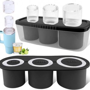Molde de silicona reutilizable y no tóxico para bandeja de hielo, cilindros para helados, bebidas, jugos, café, ecológico - Product Image 5