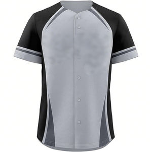 Düşük adedi yetişkinler abd özel Logo boş 3D süblimasyon beyzbol forması - Product Image 5