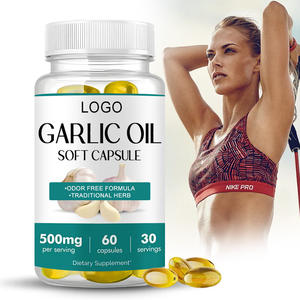 Suplemento dietético Cápsulas óleo alho Softgel Suporte imunológico Extrato alho natural Óleo alho Softgel - Product Image 1
