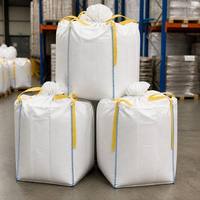 Sac vrac carré FIBC Zehan Q/Quattro en polypropylène vierge PP, capacité 1000 kg, pour applications chimiques et de construction