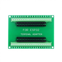 Carte d'extension et de développement ESP32 38 broches WiFi sans fil + pour CPU double cœur 2-en-1 à faible consommation d'énergie