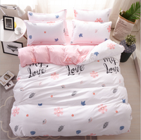 Article de literie de bonne vente de qualité Ensemble de quatre pièces Ensembles de literie Housse de couette de luxe