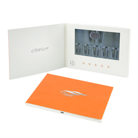Coffret Cadeau Publicitaire Haut de Gamme : Cartes de Vœux Électroniques LCD, Brochures Vidéo avec Musique, en Papier de Qualité Supérieure