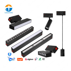 12W <span class=keywords><strong>Led</strong></span> treo theo dõi ánh sáng mặt dây chuyền ánh sáng treo đèn từ tính - Product Image 3