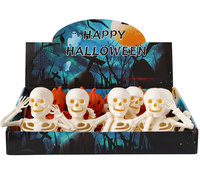 Halloween leuchtende Dekorationen Kürbis & Skelett LED Kerzenlicht mit Batterien Festliche Weihnachts bedarf