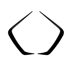 Pegatinas para la rejilla de ventilación delantera del BMW Serie 2 F44 M Sport 2020-2024, textura de fibra de carbono negro piano, pegatinas para la carrocería. - Product Image 4