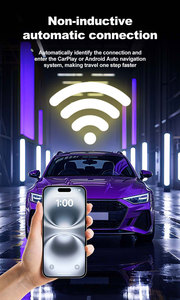 CP/<span class=keywords><strong>AA</strong></span> 2-en-1 filaire vers sans fil Carplay/Android Auto Adapter Ai Box avec 1 an de garantie - Product Image 4
