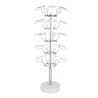 Présentoir de chapeaux en métal et personnalisé, socle rotatif de Baseball, pour magasin