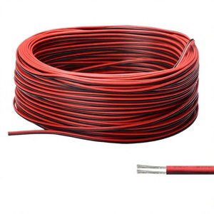 撚り線2468 PVC Qianli 300V 赤黒丸リボンワイヤーケーブル 16 18 20 24 AWG 建築/電気機器用 - Product Image 3