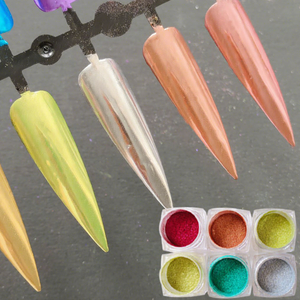 Marca MCESS, MUESTRAS GRATIS, Pigmento de <span class=keywords><strong>Oro</strong></span> <span class=keywords><strong>Rosa</strong></span> con Efecto Espejo Cromado de Alta Pigmentación para Maquillaje, Esmalte de Uñas y Pintura de <span class=keywords><strong>Acuarela</strong></span> - Product Image 1