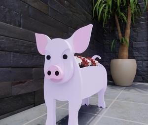 Vente directe d'usine de pots de fleurs, jardinières, décorations de jardin, artisanat, décorations d'intérieur en forme de vaches, de chèvres, de lapins et d'animaux - Product Image 5