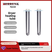 Tube et barre chauffants électriques pour machine de moulage par injection, accessoires de four de séchage de trémie, capacité 25-500 kg, garantie 1 an