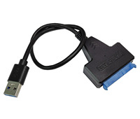 Harga Pabrik Hard Drive Eksternal Kecepatan Tinggi USB ke Serial SATA 22pin Converter Kabel Hard Disk USB 3.0 untuk HDD SSD 2.5 inci