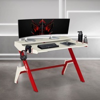 AJUNION personalizado en forma de Z mesa de fibra de carbono Escritorio de juegos ligero directo de fábrica escritorio de la computadora con práctico portavasos