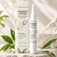 Stylo Sérum Revitalisant pour Ongles à Base de Lactobacillus Fermenté OEM, Liquide Exfoliant BHA Adoucissant pour Cuticules et Ongles Décolorés