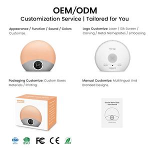 Máquina de Ruido Blanco HiFiD con Despertador Simulador de Amanecer, 30 Sonidos Relajantes, Luz Nocturna de 8 Colores con Brillo Regulable y Temporizador de Sueño - Product Image 2