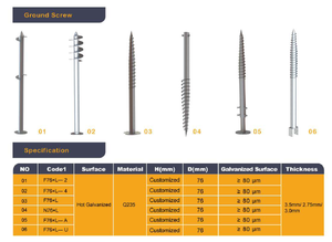 UISOLAR - Estaca de Sujeción Solar de Alta Resistencia para Plantas de Energía a Gran Escala en el Desierto - Galvanizada en Caliente para la Visión 2030 de Arabia Saudita - Product Image 5