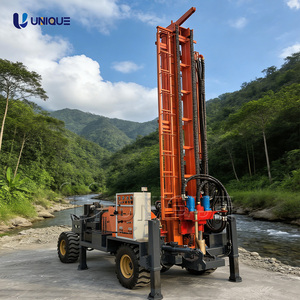 Nouvelle Foreuse Rotative Hydraulique à Roues 2025 pour Puits d'Eau, avec Composants de Pompe, Moteur et Alimentation Diesel - Product Image 4