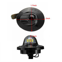 Nouvelles lumières de plaque d'immatriculation LED 3W 12V blanches, accessoires automobiles pour F150 F250 F350 Ranger Raptor Explorer Expedition 1990-2014