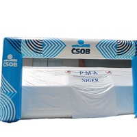Porte de sport de voûte gonflable de publicité à angle droit et arcades gonflables pour la promotion et les événements