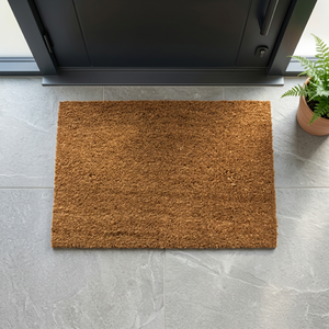 Jucor Exports Tufted Coconut Coir Fiber Rectangle Traditional Pattern Outdoor Use Movable High Quality Doormat Home Welcome Mat - Product Image 2