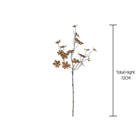CL05001 Arrangement de Fleurs Artificielles Plantes Vertes Décor Vert Feuille de Dragon Doré Eucalyptus pour Verdure Fête de Mariage Flore