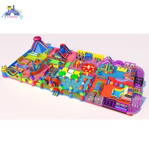 Inflatable playground manufacturer Big inflatable bounce outdoor playground for kids or adults
