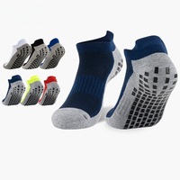 Calcetines tobilleros deportivos multicolores duraderos bien recibidos Con base antideslizante gris calcetines náuticos de algodón deportivos cómodos personalizados al por mayor
