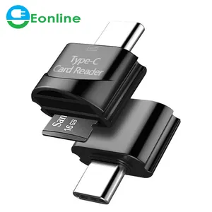 EONLINE TF Card Reader Type C OTG Adapter PC Mobile Phone Type-C Memory Card Reader Micro USB Cardreader OTG Adapter