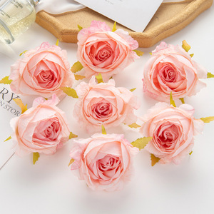 Couleur brûlée Artificielle Vintage Roses Faux Soie Rose Fleurs pour DIY Bouquets Pièce Maîtresse De Mariage Fête Maison Cuisine Décoration - Product Image 6