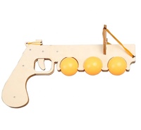 Modèle élastique de tennis de table T-M395 en bois pour kit d'assemblage d'expériences scientifiques des élèves du primaire et du secondaire