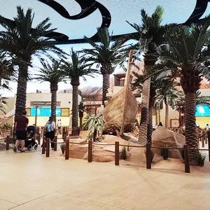 Produsen grosir harga murah pohon kelapa buatan tropis ukuran 2m sampai 10m untuk Hotel hiburan taman Zoos - Product Image 6