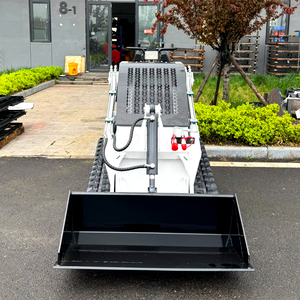 Factory Direct Epa Ce Approved Articulated <b>Stand</b> on Skid Mini Track Skid Steer - Product Image 3