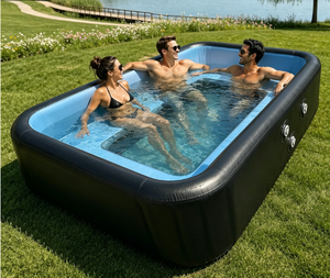 Piscina Inflable Personalizada de Venta Directa de Fábrica, Piscina Inflable Comercial, Piscinas Portátiles para Hoteles, Resorts y Eventos - Product Image 1