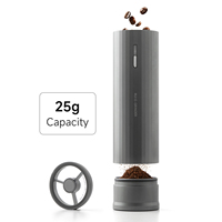 Moulin à café électrique portable ZeroHero, rechargeable par USB-C, à meules coniques