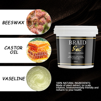 NOUVEAU Gel de tressage à séchage rapide végétalien de 64oz, de qualité professionnelle, contrôle des bords, tenue forte, cornrow twists Locs Wave Edges, cheveux bouclés