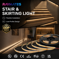 Bande lumineuse LED COB intelligente sans points 24V 8mm, flexible et dimmable, pour armoire de cuisine, placard, contrôle via application WiFi, CRI90