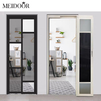Portes de séparation Douche intérieure PVC Balcon Salle de bain Aluminium Verre Porte coulissante pd Portes coulissantes et battantes pt