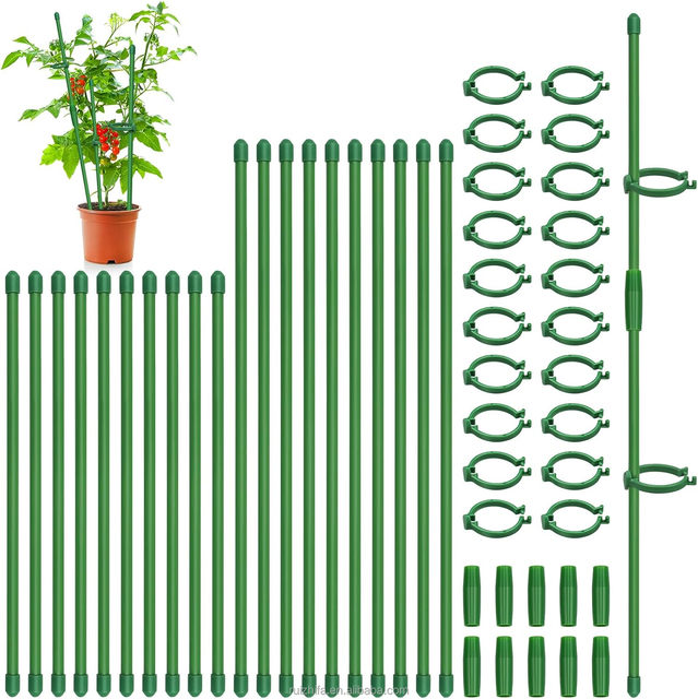 Wholesale Ruizhifa PS-02 Custom Adjustable Length Plastic Stake Ring Buckles Outdoor Gardening Tools Potted Plants Vegetables