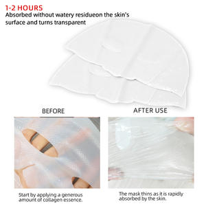 แผ่นมาส์กหน้า Y347 OEM ไบโอ-คอลลาเจนเกาหลี แบบดูดซึมได้ คอลลาเจนสีขาวใส ช่วยลดเลือนริ้วรอย - Product Image 2