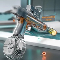 Nouveau pistolet à eau électrique Desert Eagle lumineux avec LED, pistolet à eau automatique électrique pour enfants, jouets d'été, jouets pour fête à la piscine