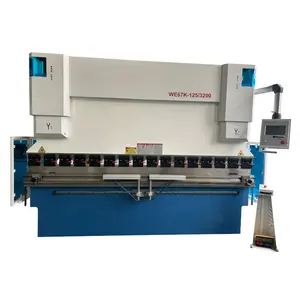 WC67Y-125/3200 Press Brake for Metal Sheet Bending and Folding machine Hot Sale WE67K