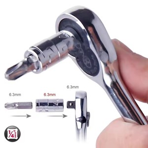 Adaptateur universel de douille à cliquet 1/4 1/2 adaptateur d'embout hexagonal en acier pour convertisseur de douille à impact multi-outils électronique grand public - Product Image 3
