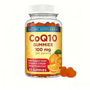 Gummies CoQ10 100mg OEM ODM certifiées GMP et Halal, 60 unités, à base de pectine de fruits, complément alimentaire - Product Image 1