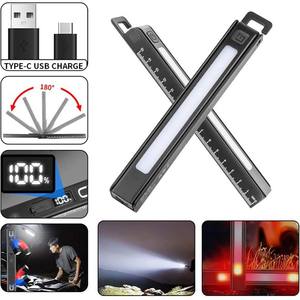 Lampe torche multifonctionnelle rechargeable par USB en plastique ABS avec lumière <span class=keywords><strong>LED</strong></span>. Idéal pour les fêtes, les jardins, le camping et les cuisines. - Product Image 6