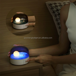 Interruptor táctil de cambio de 2 colores, recargable, impresión 3D, Luna, dormitorio, luz LED nocturna, decoración del hogar, regalo creativo - Product Image 2