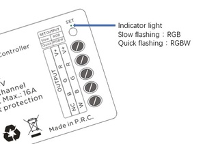 Siêu sinh thái DC5V 12V24V RGB Color Changing Flashing signage <span class=keywords><strong>Led</strong></span> điều khiển RGBW 2 trong 1 điều khiển - Product Image 5